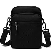 Lohol Small Messenger Bag for Men Women, Water Resistant Adjustable Crossbody Sling bag Purse for...