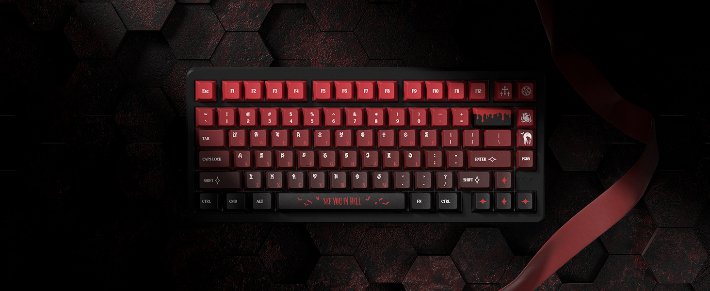 red keycaps