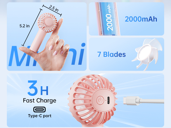 Mini Fan Portable