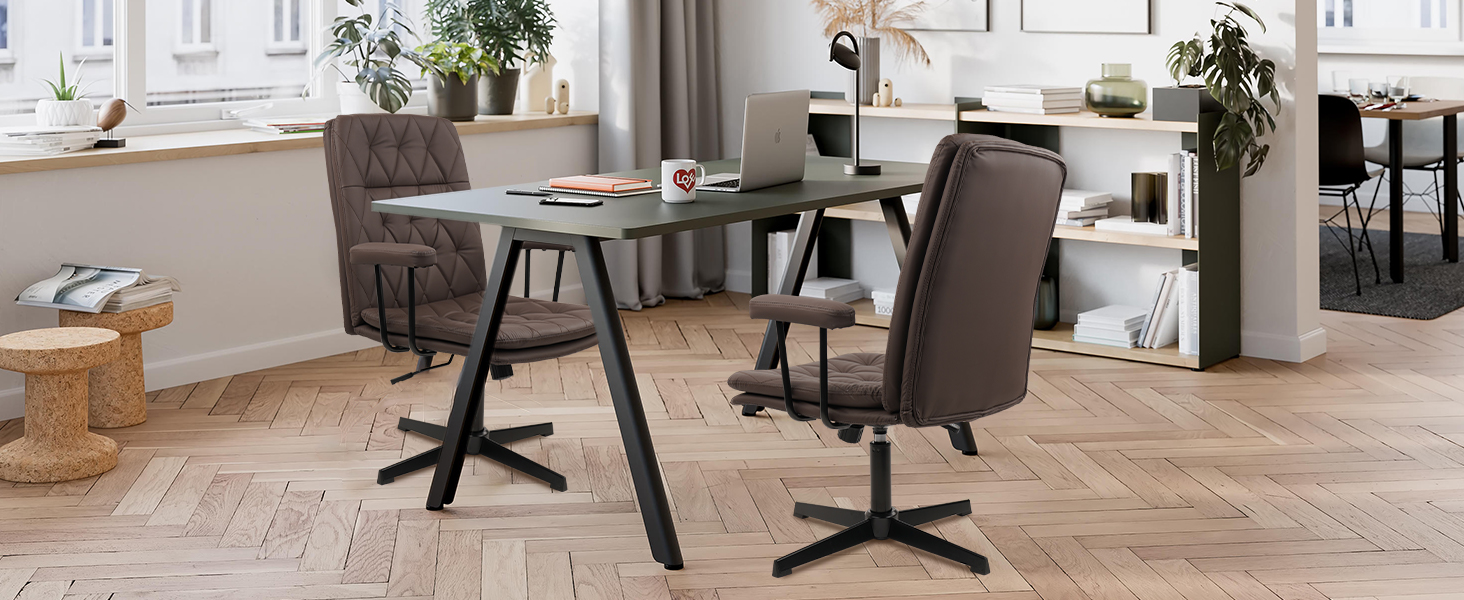 desk chair no wheels with armrests for office