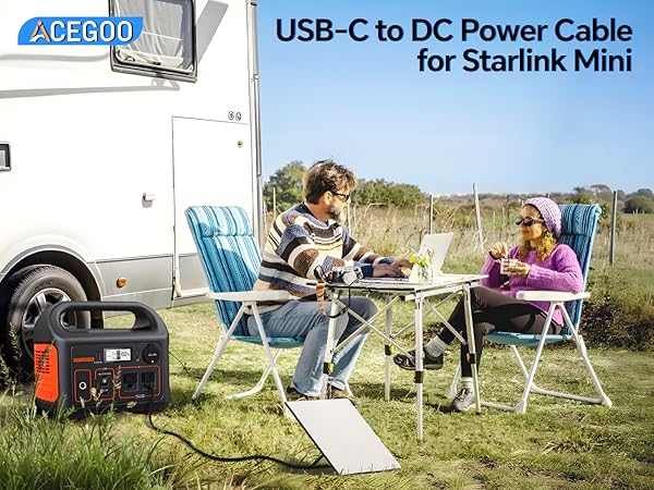 for Starlink Mini USB-Cto DC Power Cable