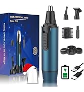 AREYZIN Nose Hair Trimmer for Men,2025 Professional 3 in 1 Painless Rechargeable Ear and Nose Tri...