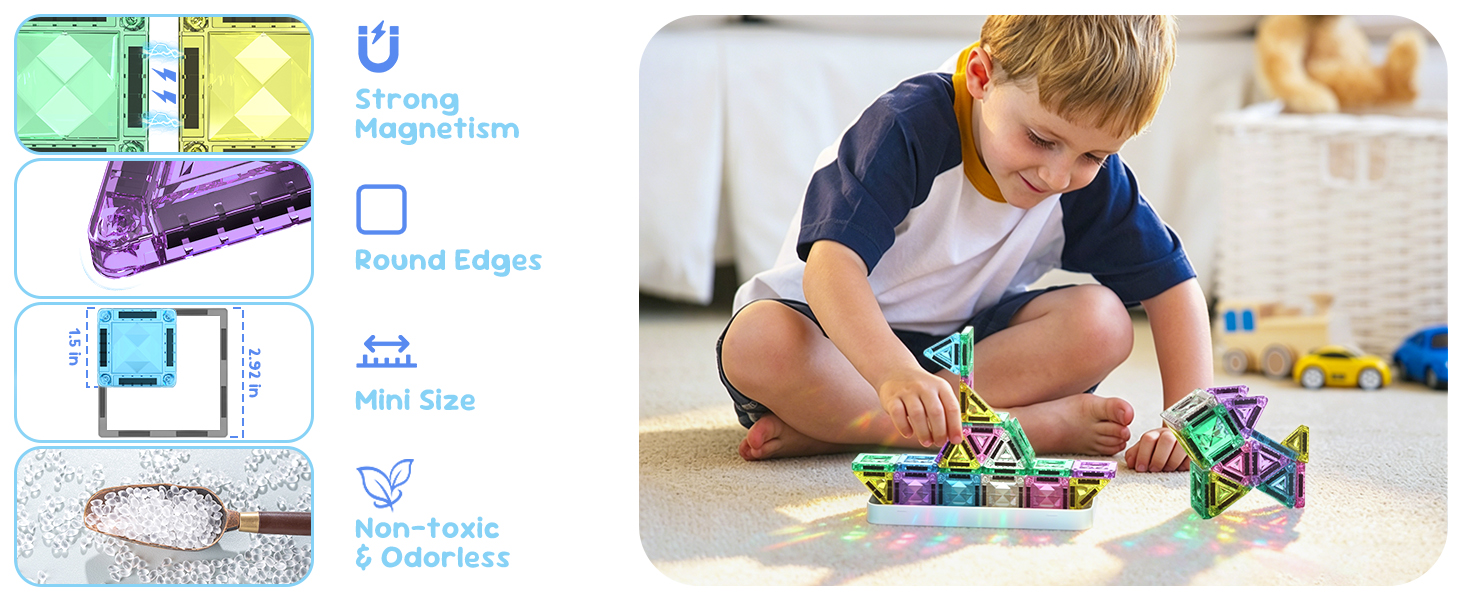 magnetic travel tiles
