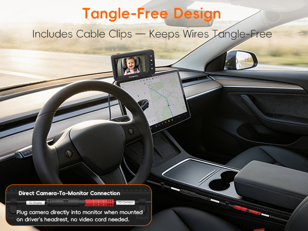 baby car camera for thrid row