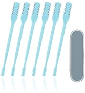 6-Pack 2-in-1 Nasal Hair Trimmer for Men &amp; Women, 2026 Upgraded Manual 360° Rotating Double-Sided...