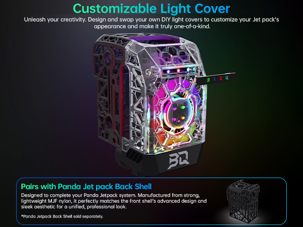 Panda Jet Pack V2.0 Transparent Shell