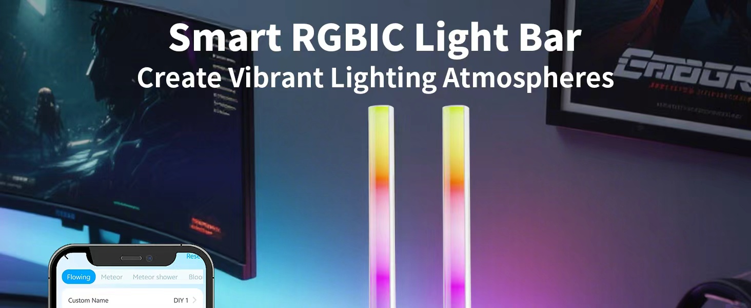 brightness settings are super customizable, from a soft ambient glow to full-blown color party mode