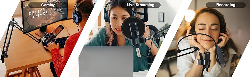 microphone boom arm stand