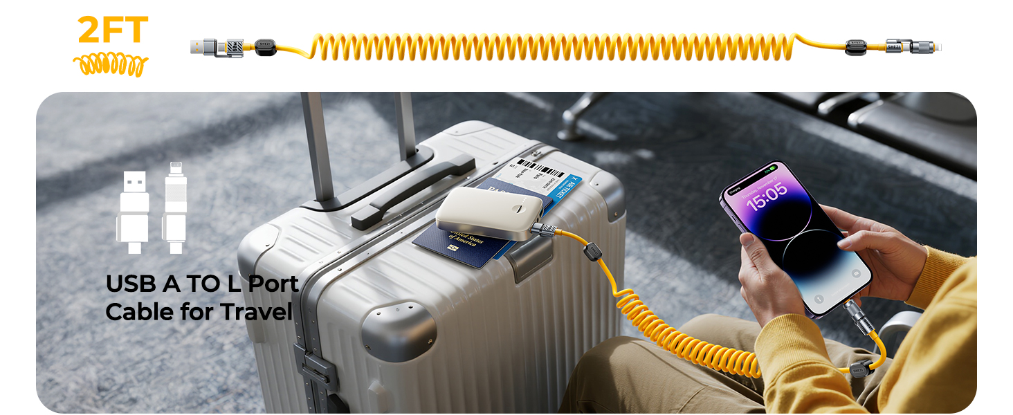 jixivor 4 in 1 usb c cable 140W compatiblle with Lightning cable multi cords