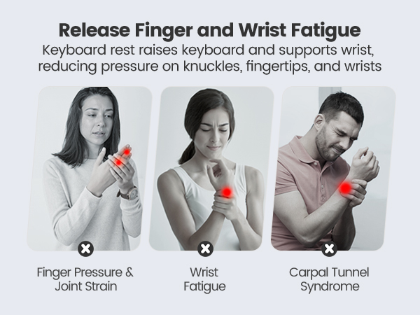 ergonomic keyboard support