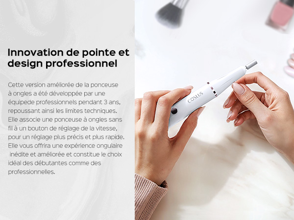 Cordless Electric Nail Drill Kit: Professional Stepless Speed