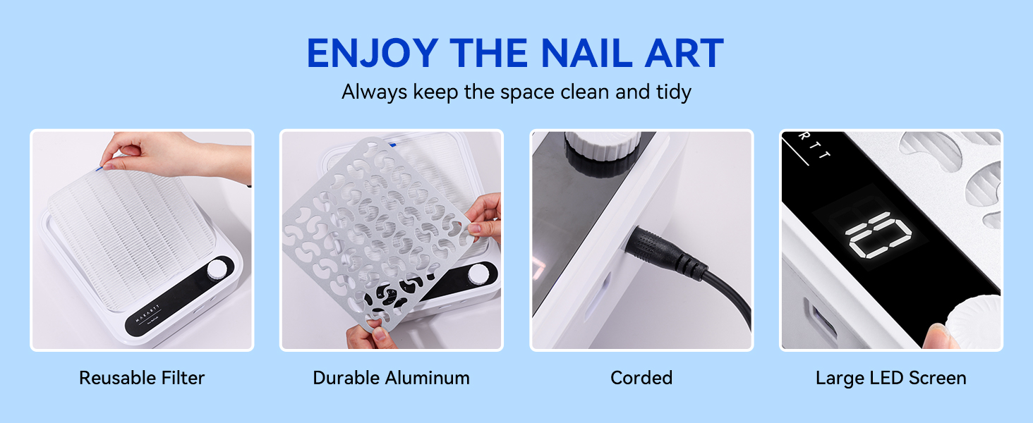 56w Nail Dust Collector