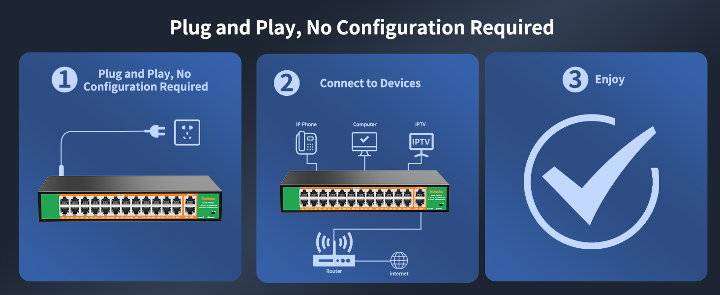 24 port poe switch