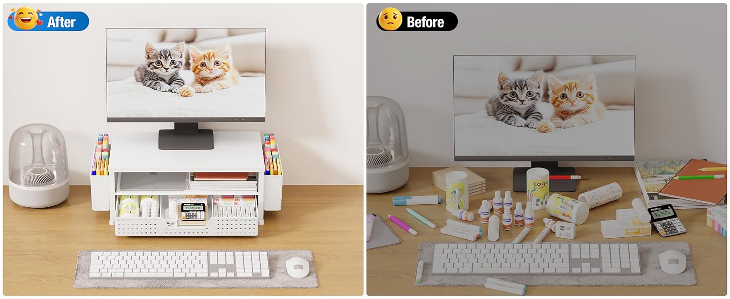 monitor stand for desk organizers and accessories computer stand riser office organization desktop