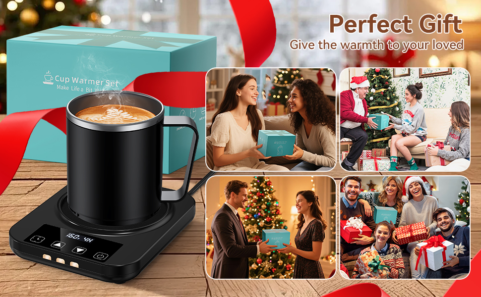 coffee gifts - heated coffee mug