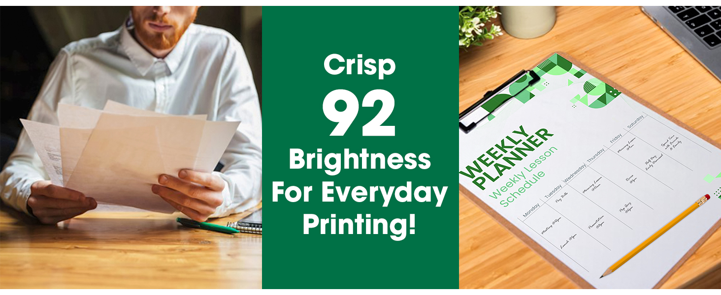 PrintWorks 100% Recycled Printer Paper Uses - Home or Office Use