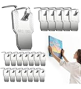 GCXIXPY Claw Drywall Picture Hanger, 20 Pcs Heavy Duty Picture Hooks on Drywall and Concrete Wall...