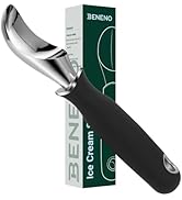 Beneno Heavy Duty Ice Cream Scoop with Comfortable Grip Long Handle, Upgraded Anti-fracture Durab...