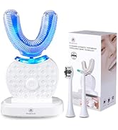 Magentak U-Shaped Ultrasonic Toothbrush for Teeth Whitening, Automatic Electric Toothbrush for Ad...
