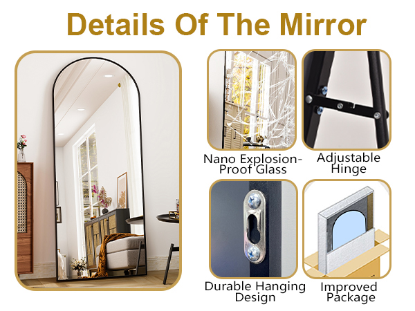 full length mirror with stand