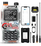 TIDRADIO TD-H9 GPS/APRS 10W GMRS Radio Handheld,Spectrum Analysis,Web Upgrade, APP/PC Wireless Pr...