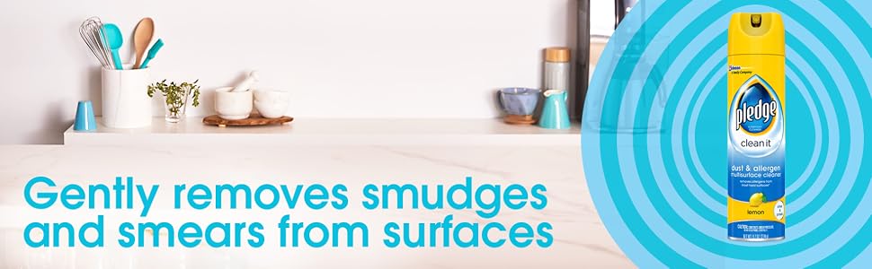 Gently removes smudges and smears from surfaces