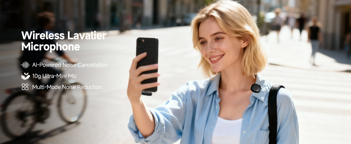 Mini Wireless Lavalier Microphone