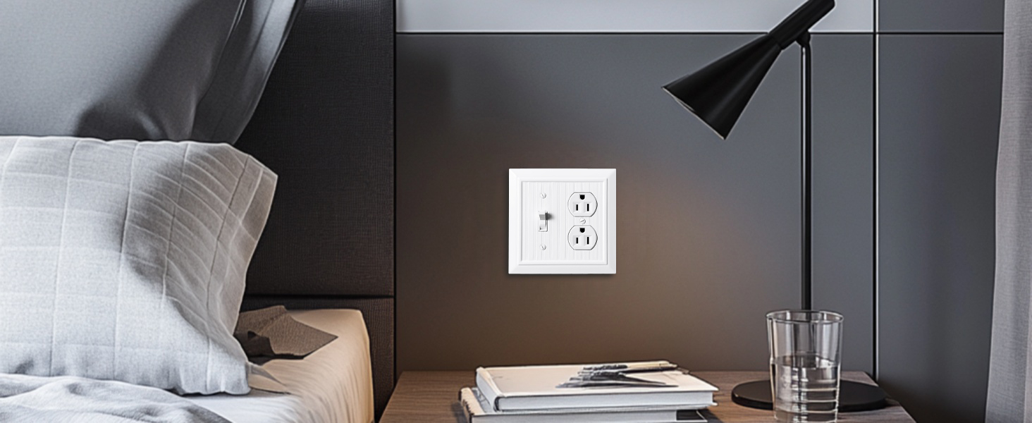 2 gang toggle/duplex Wall plates Outlet covers Switch plates Light switch cover