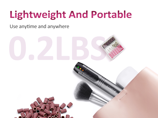 Cordless Nail Drill Electric File Lima de taladro de uñas eléctrica inalámbrica