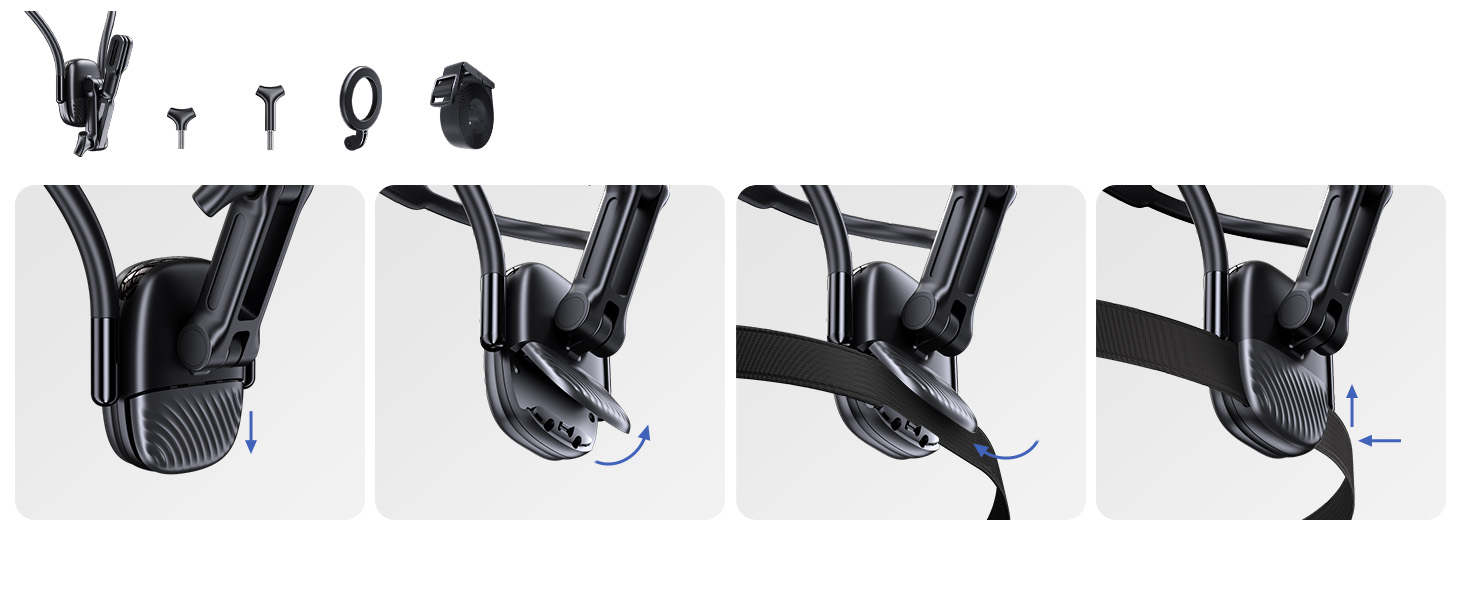 magnetic neck phone mount