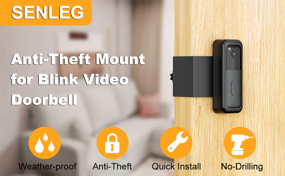 Blink doorbell mount