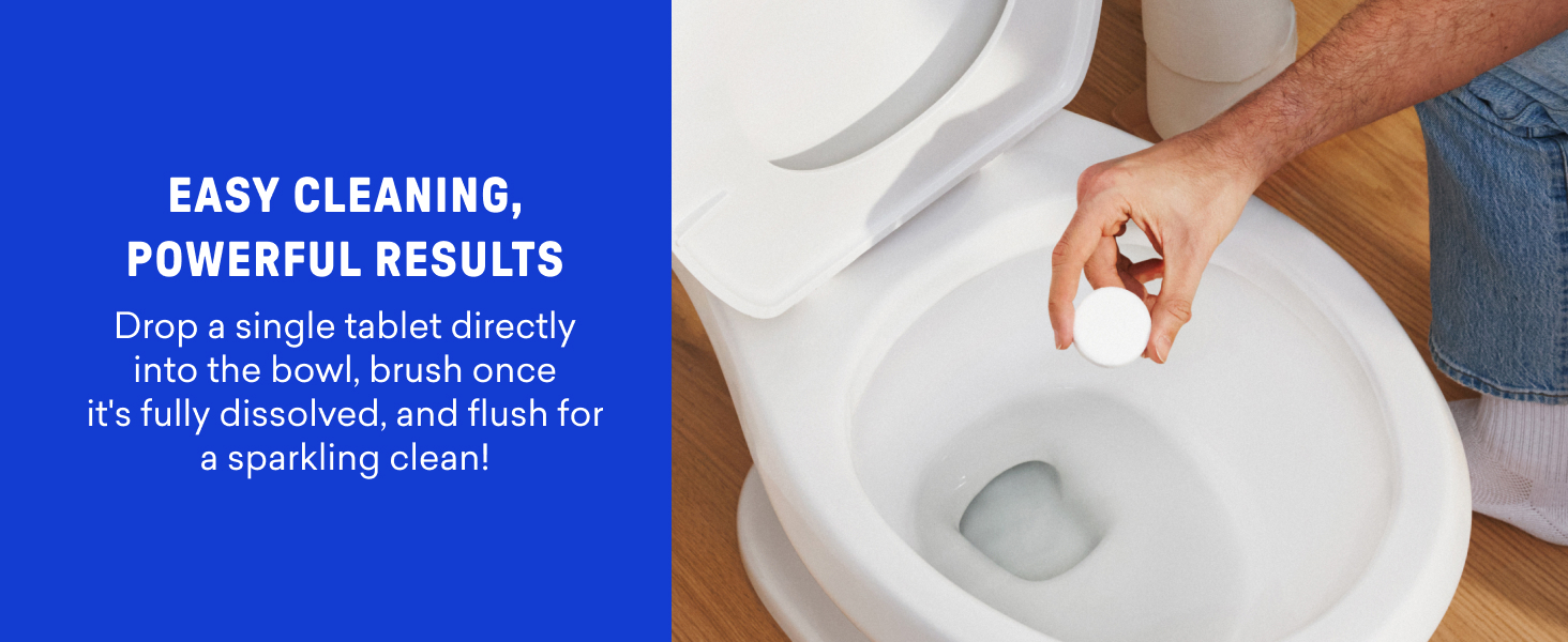 Toilet Cleaning Tablets How-To