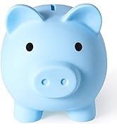 Large Piggy Bank, Unbreakable Plastic Money Bank, Coin Bank for Girls and Boys, Large Size Piggy ...