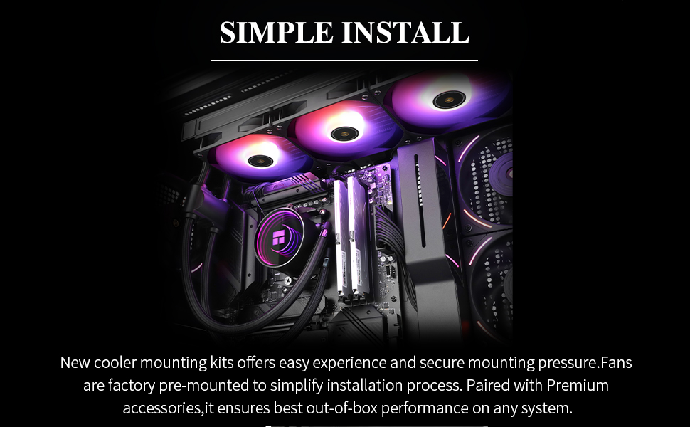 Frozen Notte 360 BLACK ARGB cpu cooler