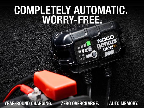 GEN5X1, 1-Bank, 5-Amp Fully-Automatic Smart Marine Charger, 12V Onboard Battery Charger