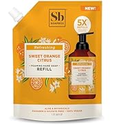 Soapbox Foaming Hand Soap Refill, Sweet Orange Citrus, Gentle &amp; Moisturizing Foaming Hand Wash fo...