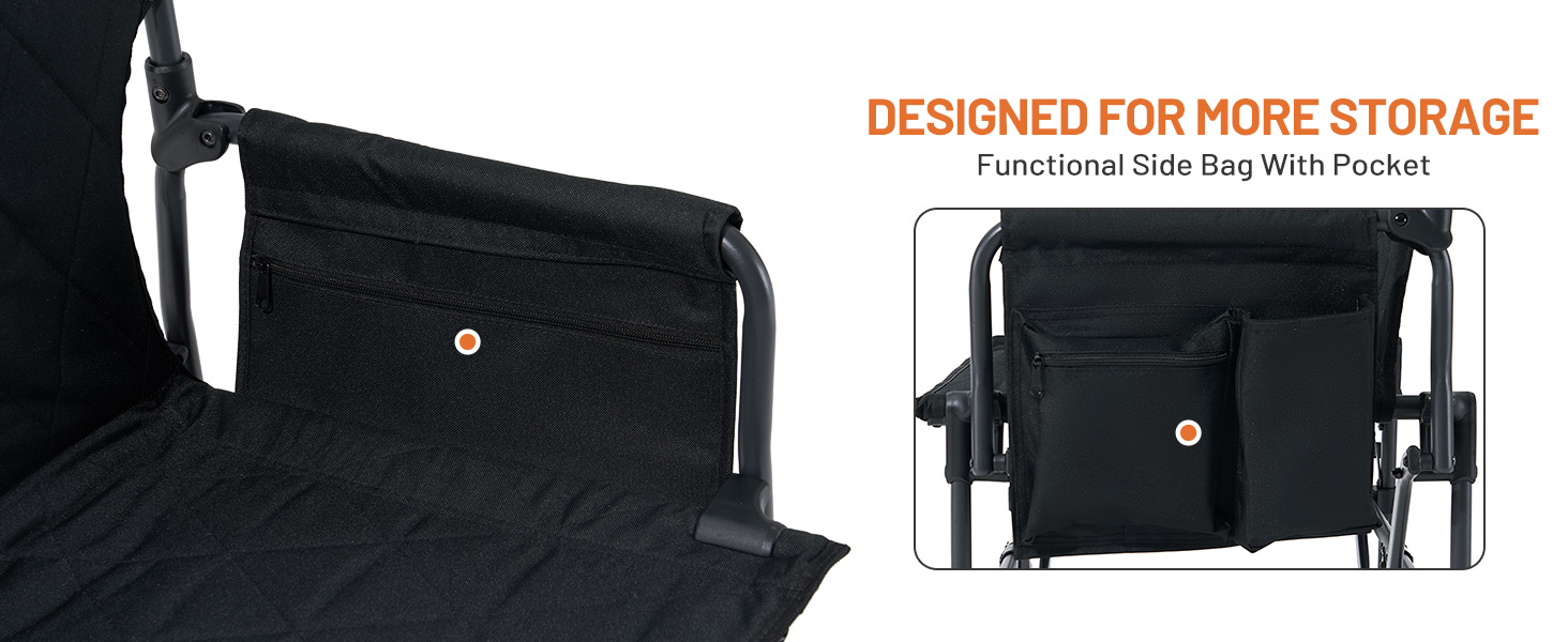 DESIGNED FOR MORE STORAGE Functional Side Bag With Pocket