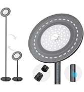 TROND Floor Lamp, Bright Sky LED Modern Torchiere Lamp, 71 in Tall Aluminum Pole Light, 5500K Nat...