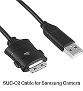 CAMULTI SUC-C2 USB Charger Cable Data Transfer Cord 1.5m/Black Replacement for Samsung Digital Ca...