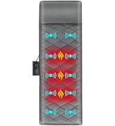 Giantex Massage Mat with Heat, 10 Vibration Motors, 5 Vibrating Modes, 3 Heating Pad Massage Matt...