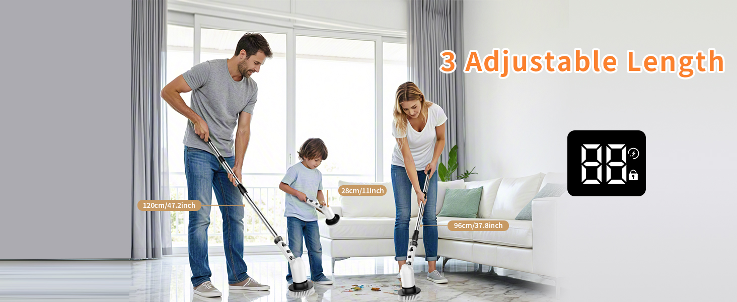 shower spin brush for cleaning