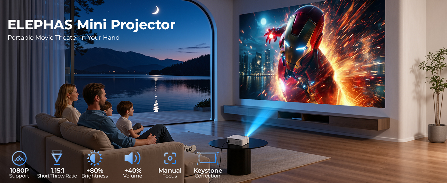 mini projector for iphone
