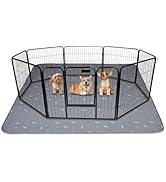Sunheir Washable Pee Pads for Dogs 72"x72", Extra Large Reusable Puppy Pads Pet Training Pads for...