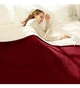 VELLUBAM Electric Heated Blanket Twin 62