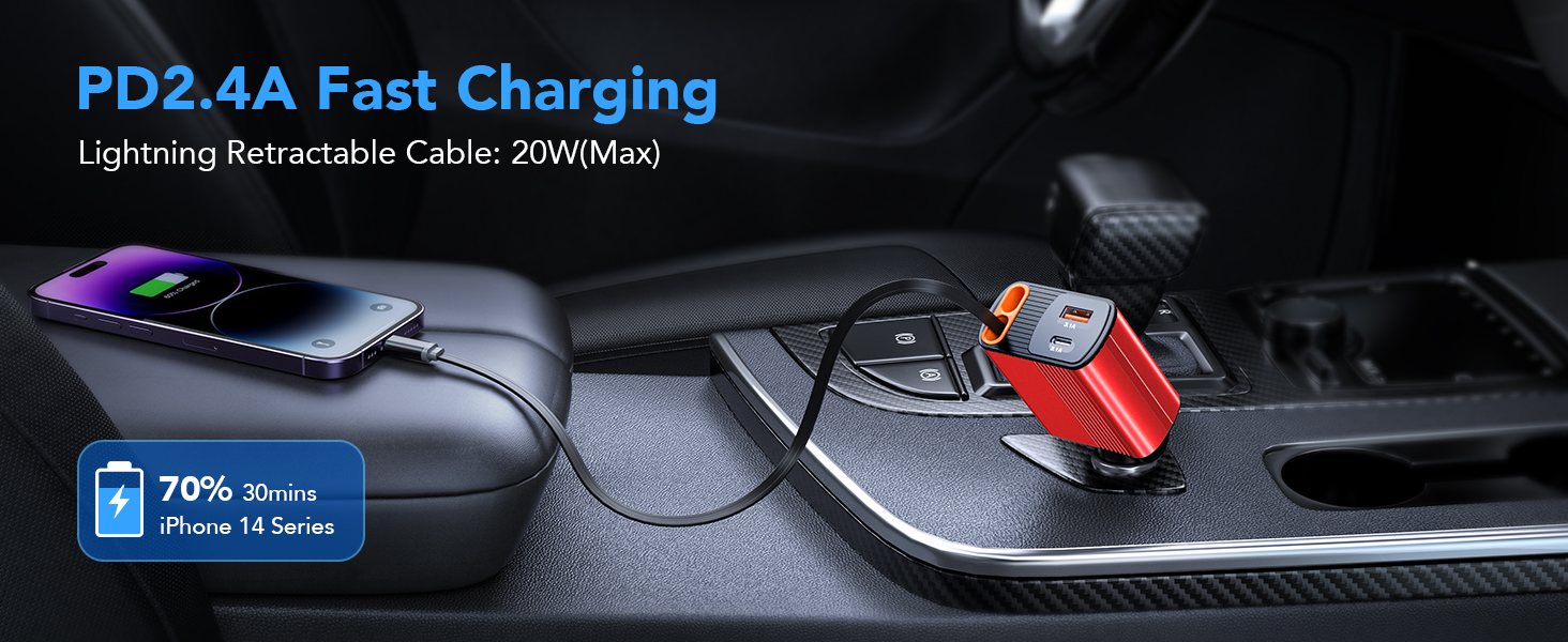 Retractable Car Charger