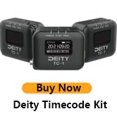 Deity Wirless Timecode 2.4G Radio,Timecode Accuracy 0.5ppm,Bluetooth 5.0,Max Range 250FT, Support...