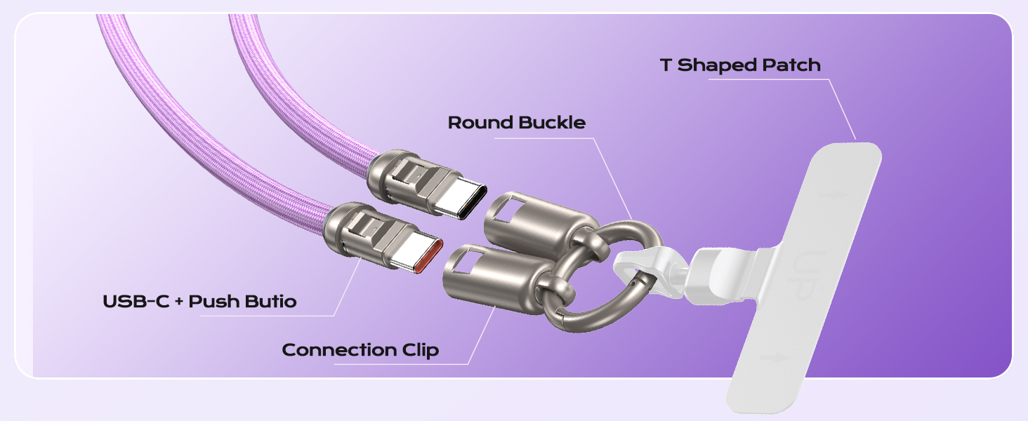 phone charging lanyard