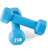 Portzon 10 Colors Options Compatible with Set of 2 Neoprene Dumbbell,1-15 LB, Anti-Slip, Anti-rol...