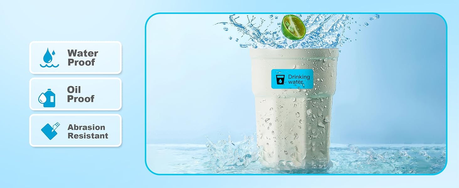 stick thermal labels replacement sticker labels label maker are great for business office