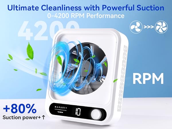 4000 RPM Nail Dust Collector